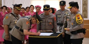 Kapolda Sulut Pimpin Sertijab Pejabat Utama Polda Sulut dan Tiga Kapolres