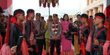 Kunker di BMR, Kapolda Sambangi Polres Bolmut