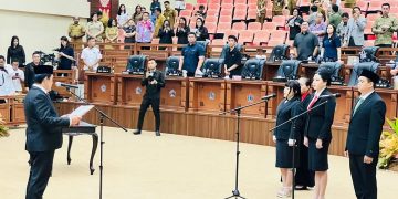 Muliadi Paputungan Dilantik Jadi Anggota DPRD Sulut