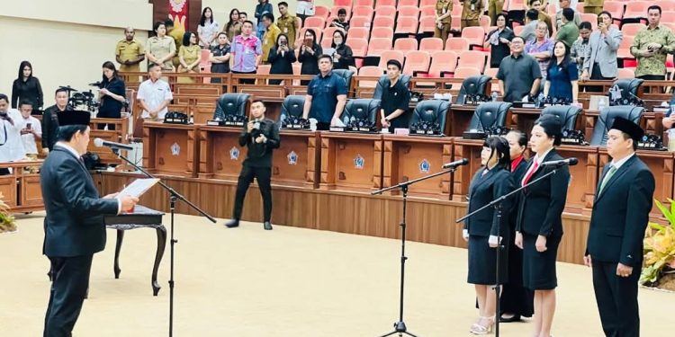 Muliadi Paputungan Dilantik Jadi Anggota DPRD Sulut