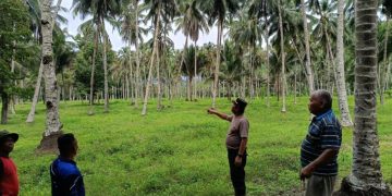 Dukung Swasembada Pangan Nasional, Kabag SDM Polres Kotamobagu Tinjau Lokasi penanaman jagung