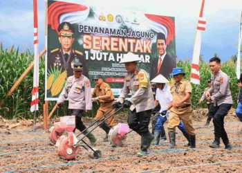 Kapolres Kotamobagu Hadiri Program Penanaman Jagung 1 Juta Hektar