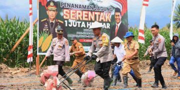 Kapolres Kotamobagu Hadiri Program Penanaman Jagung 1 Juta Hektar