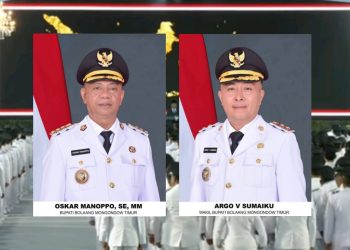 Menuju Boltim Bangkit, Presiden Prabowo Lantik Oskar Manoppo dan Argo Vinsensius Sumaiku