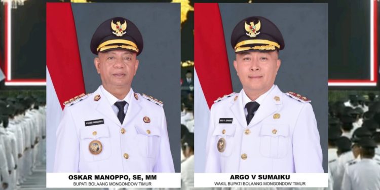 Menuju Boltim Bangkit, Presiden Prabowo Lantik Oskar Manoppo dan Argo Vinsensius Sumaiku