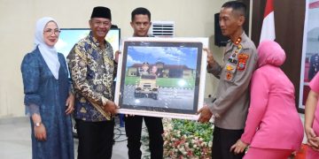 Hadiri Kenal Pamit Kapolres Boltim, Bupati Oskar Apresiasi AKBP Sugeng Setya Budi