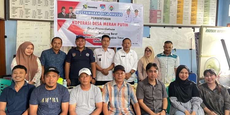 Bentuk Koperasi Desa Merah Putih, Pemdes Pinonobatuan Gelar Musdesus
