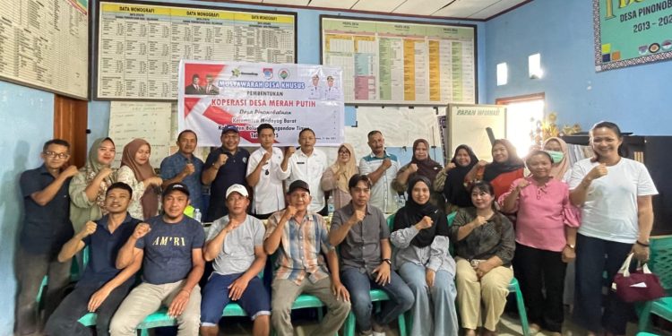 Bentuk Koperasi Desa Merah Putih, Pemdes Pinonobatuan Gelar Musdesus