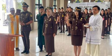 Kajari Kotamobagu Lantik Tiga Pejabat Struktural