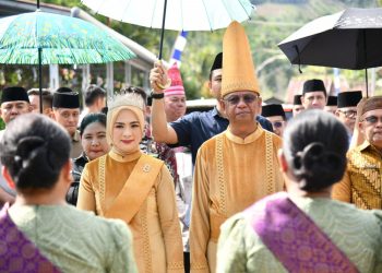 Bupati Oskar Manoppo Hadiri Upacara Adat Tulude di Jiko Bersatu