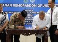 Bupati Oskar Tandatangani MOU Kerja Sama Hukum dengan Kejari Kotamobagu