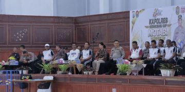 Kapolres Kotamobagu Resmi Buka Turnamen Bola Voli Antar Pelajar dan Satker